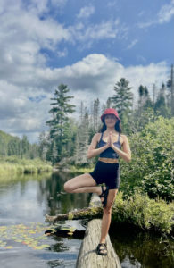 New Vrksasana | Tree | Lucy Tilly CYT | Clair Lake, MI 2024